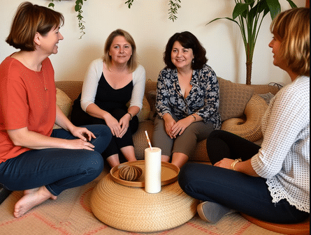 image 4 femmes en cercles